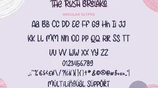 The Rush Brelako - Cartoon Font