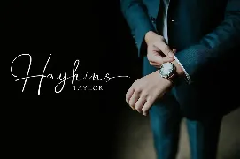 Hanston | Luxury Signature Font