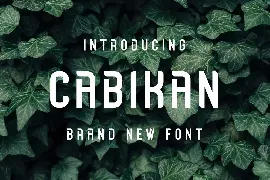 Cabikan Font