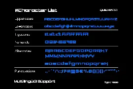 Quickwar - Techno and Sport Racing Font