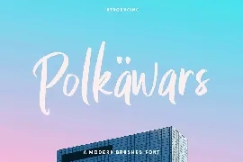 Polkawars Hand Writing Sans font