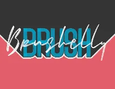 Brushelly SVG Brush Font