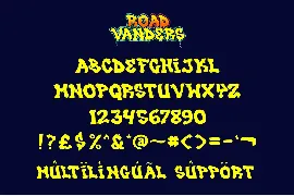 Road Vanders - Modern Graffiti Font