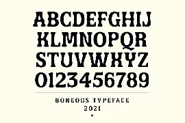 Boneous Font