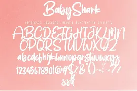 Baby Shark font