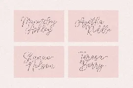 Andien Nidya - Script & Sans font