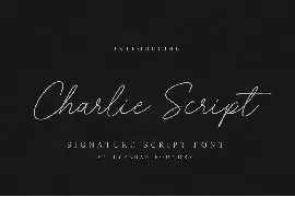 Charlie Script Font