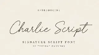 Charlie Script Font