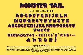 Monster Tail font