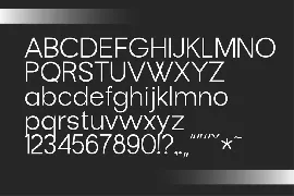 Simple Modern Sans Serif Font