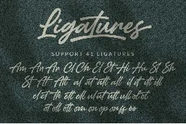 Amertha - Bold Script Font