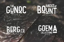 Gunoc font