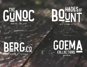 Gunoc font