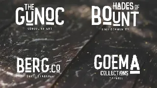 Gunoc font