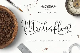 Mochafloat Script font