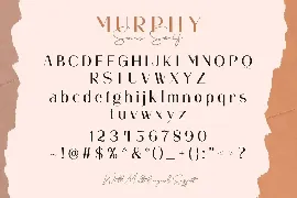 Murphy Sans font