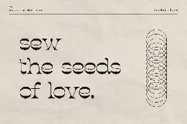 Modern Love font