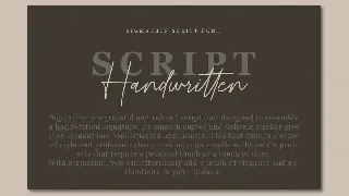 Sigmathin - Signature Script Font