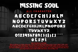 Missing Soul font