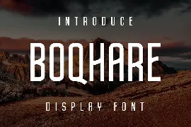 Boqhare font