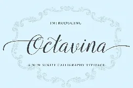 Octavina Script font