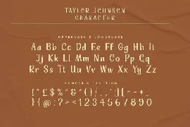 Taylor Johnson Display Font