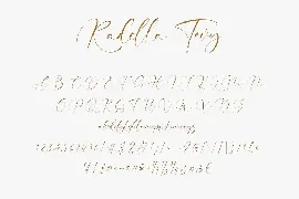 Radella Tevy Modern Signature Handwriting Font