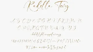 Radella Tevy Modern Signature Handwriting Font