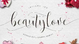 Beautylove Script font