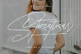 Saturasi Signature Typeface font