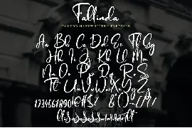 Fallinda font