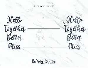 Rolling Candy-Beautiful Handwritten Font