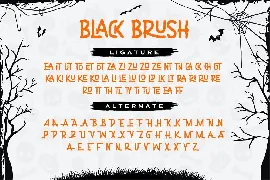 Black Brush font