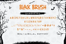 Black Brush font