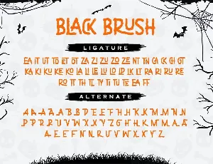 Black Brush font