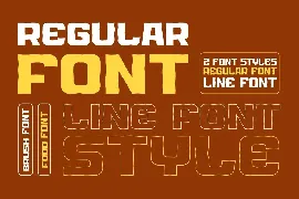 Jegasup Brush + Line Font