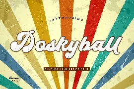 Doskyball Vintage Bold Script Font