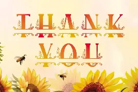 Sunflower - Monogram Font