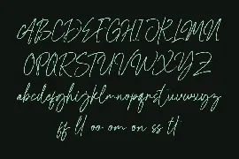 Melampah font