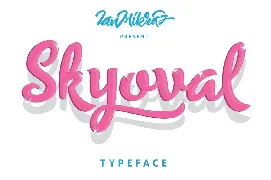 Skyoval Typeface font