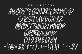 Hybrid Brush Font