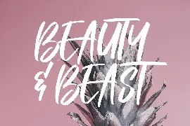 Hybrid Brush Font