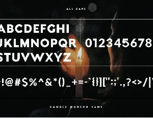 Candle font