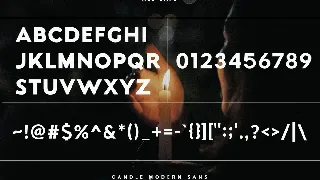 Candle font