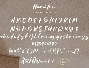 Hamidun - Handwritten Font