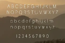 Thin Simple Sans Serif Font