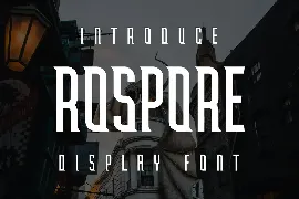 Rospore Font