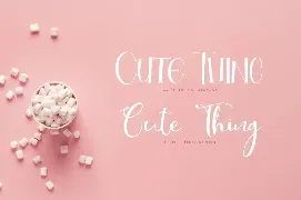 Cute Thing Font Duo