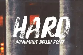 Brush Hard - Handwritten Font