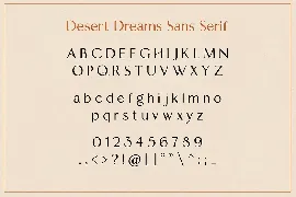 Desert Dreams | Sans Serif font